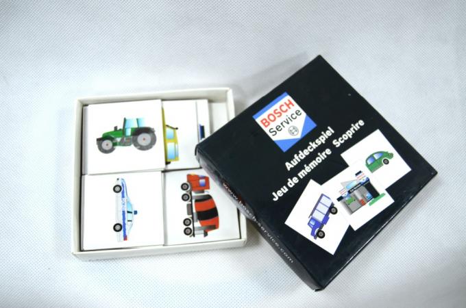 Desenhos personalizados Carros de transporte Educativo Memo Cartões de jogo para jovens e crianças em tamanho personalizado 3