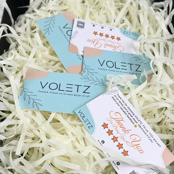 Cartão de agradecimento personalizado por apoiar meu pequeno negócio cartão postal de impressão UV e offset 3