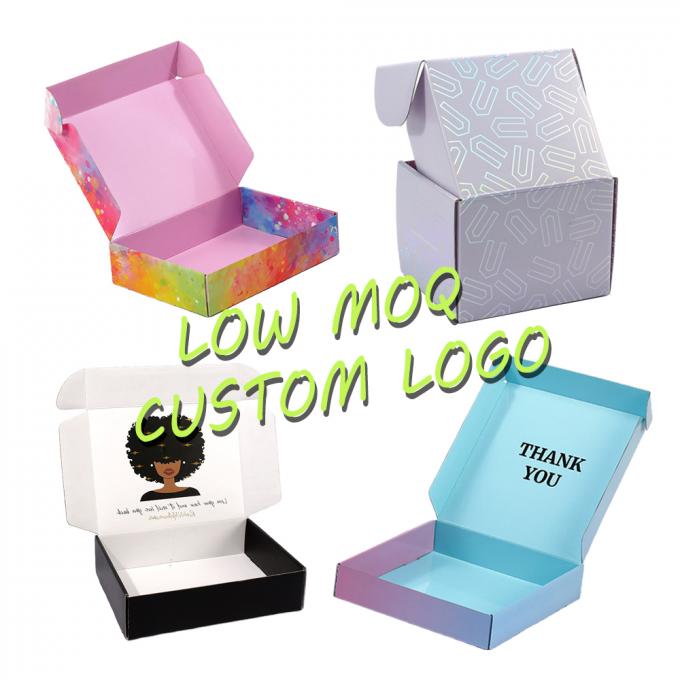 Embalagens de vestuário de cores personalizadas em papelão Caixas de envio para artesanato industrial 11