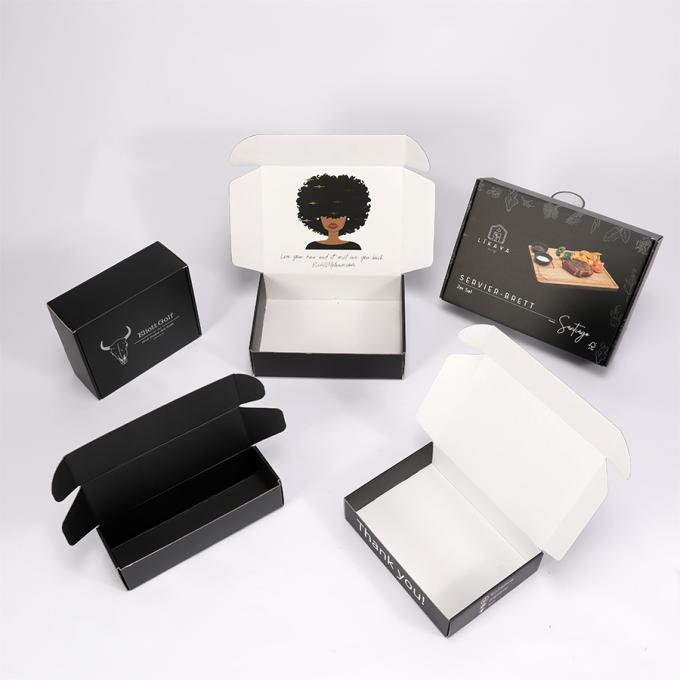 Cartão ondulado Logotipo personalizado de tinta de soja Impressa Caixa de correio holográfico a laser para perfumes 11