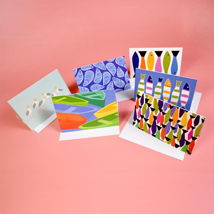 OEM Cartão de Graças Dobrado Cartões de Saudação Impressão Serviço de Design Personalizado Com Envelope 9