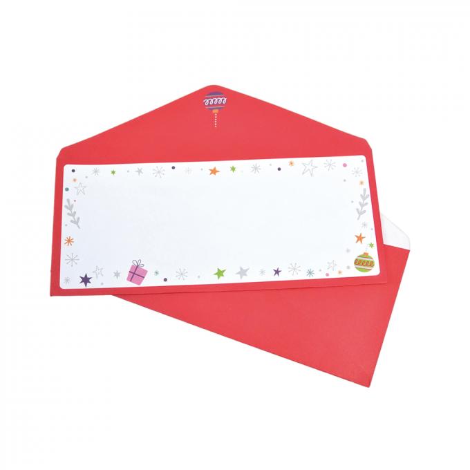 Envelopes de papel médio Impressão de cartões de felicitação coloridos Envelopes personalizados 3