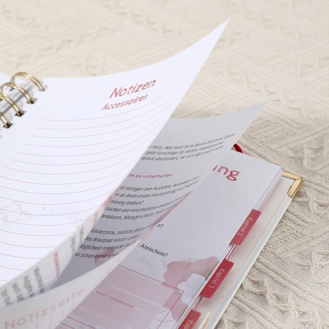 4c Impressão Offset Organizador de Casamento Prêmio Único de Noivado para Casais recém-noivados 8