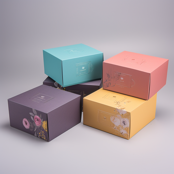 Tamanho personalizado Acceptado Laminado Brilhante Eco Amigável Para Cuidados da Pele Caixa de Embalagem de Fragrâncias 10