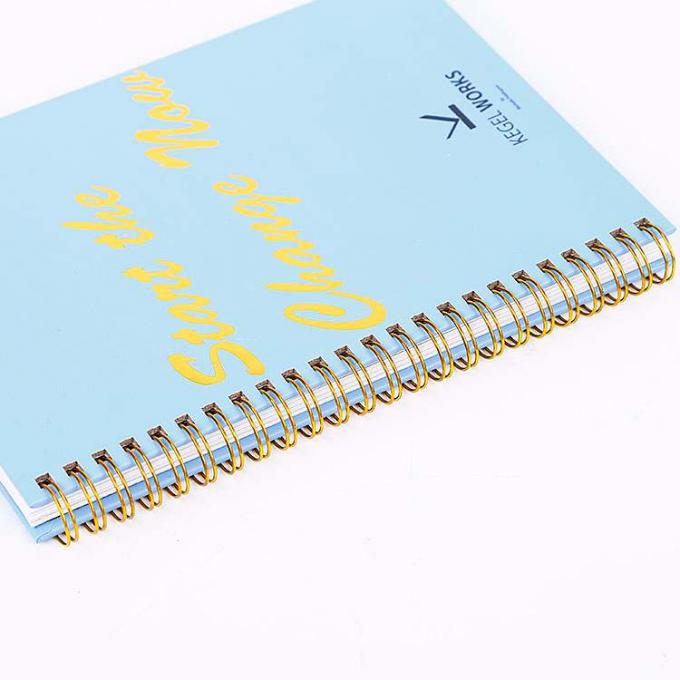 Tamanho de bolso Diário Planeador de horários Quaderno Sangramento livre Espiral de ligação 3