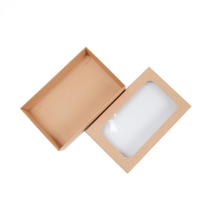 Caixas de cartão de papel ecológico para pastelaria e biscoitos com cartão ondulado para janelas 1