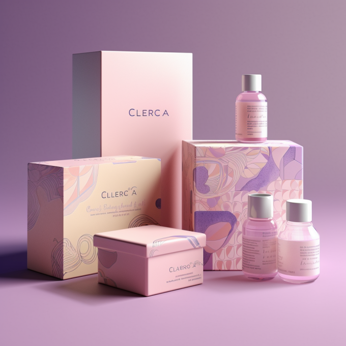 CMYK Cor Pantone Impressão personalizada Caixa de embalagem cosmética de cartão branco ecológico 7