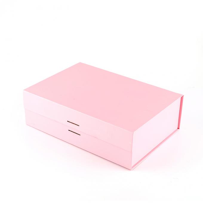 Embalagem de papel de capa dura com logotipo personalizado Caixa de presente dobrável com ímã dobrável com tampa magnética 8