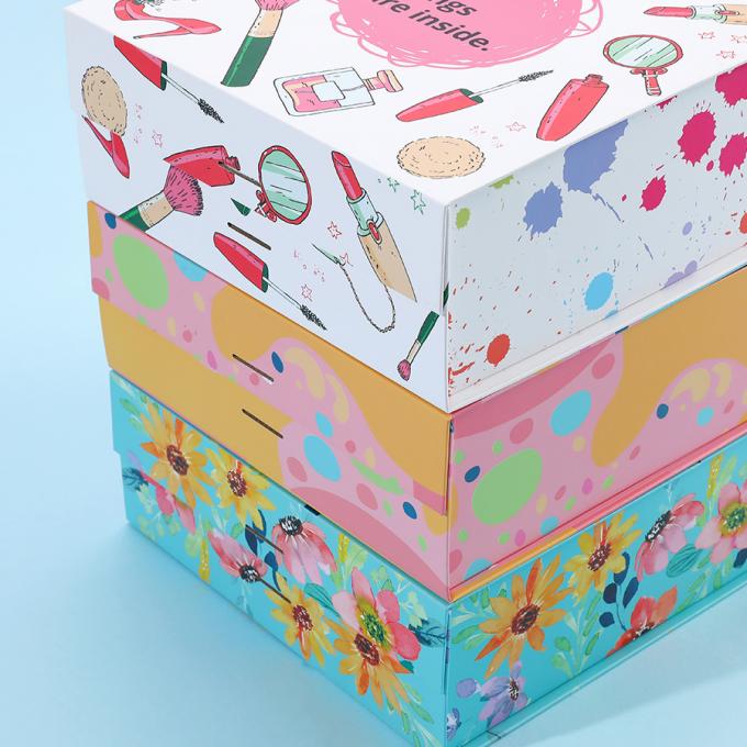 Logotipo personalizado Caixas de papel dobráveis ecológicas para roupas sapatos roupa interior Amostra grátis 9