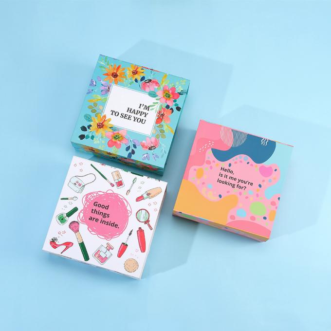 Logotipo personalizado Caixas de papel dobráveis ecológicas para roupas sapatos roupa interior Amostra grátis 8