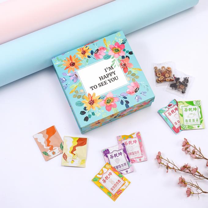 Tamanho personalizado Caixa de presente dobrável magnética aceita com impressão em cores CMYK Pantone 6