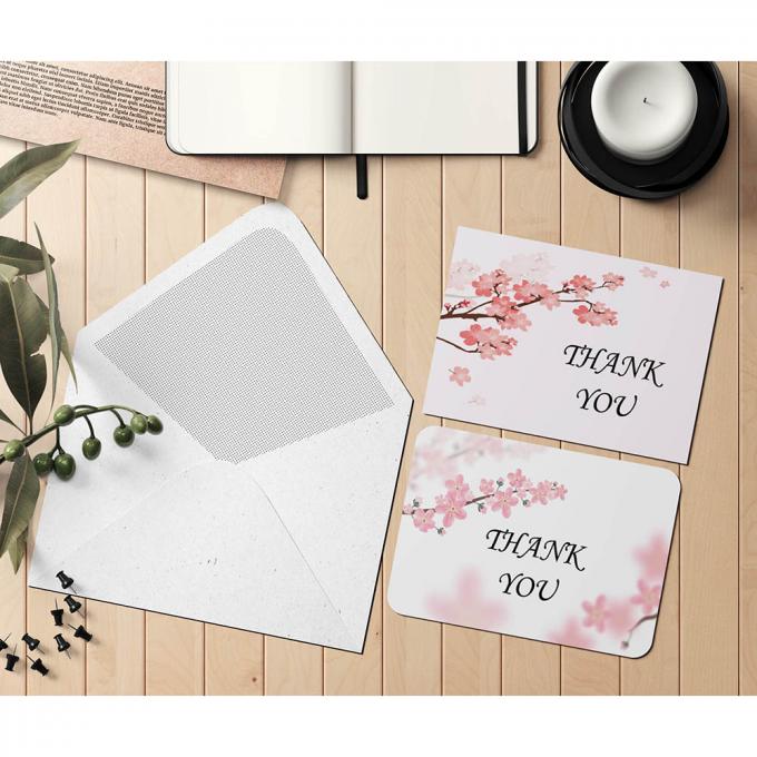 Impressão de cartões personalizados em papel Negócios coloridos Cartões de agradecimento Impressão offset 7