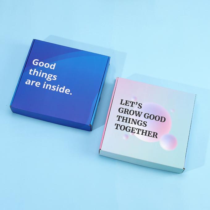 Caixa de correio personalizada de cores para embalagens de vestuário duráveis Logotipo impresso e design durável 10