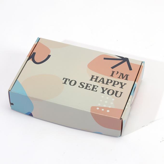 Caixa de papel ondulado grande reciclável para transporte de roupa Velas de jóias Impresso sob medida 8