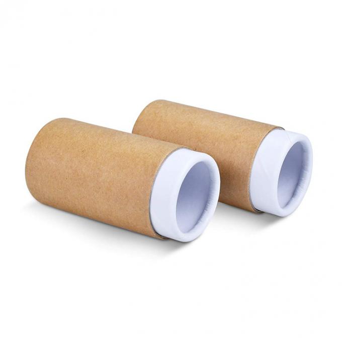 Caixa de embalagem de chá de logotipo personalizado reciclável Caixa de tubo de papel Kraft cilindro de presente 8