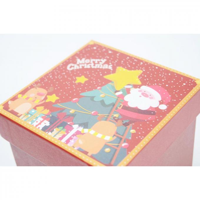 Luxo Logotipo personalizado de Natal Papel de presente Caixas de jóias para embalagem de colar de pulseira 8