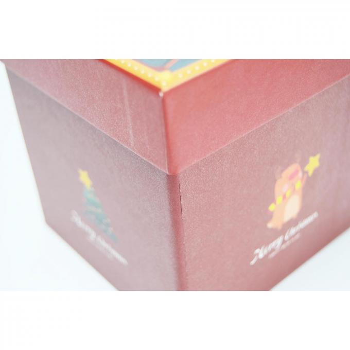 Luxo Logotipo personalizado de Natal Papel de presente Caixas de jóias para embalagem de colar de pulseira 10