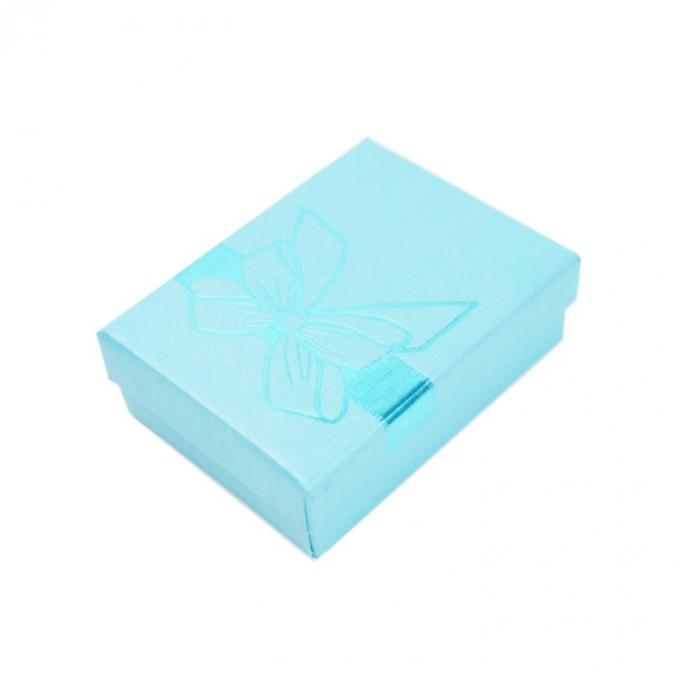 Caixa de papel de jóias em forma de mini quadrado para caixa de jóias em CD 8