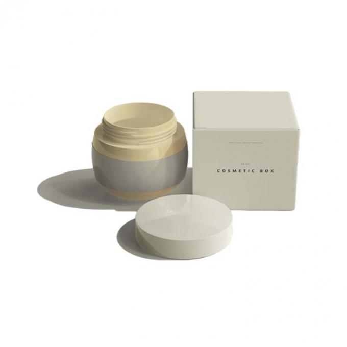 Logotipo impresso sob medida Caixa de embalagem em papel de cartão a cores inteiras Cosméticos para cuidados com a pele Creme facial 6
