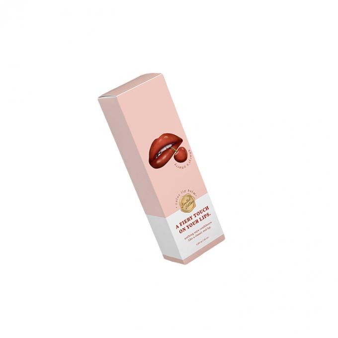 Tamanho personalizado Aceitação de batom, brilho labial Caixa de papel para embalagens cosméticas ecológicas 6