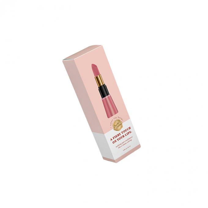 Tamanho personalizado Aceitação de batom, brilho labial Caixa de papel para embalagens cosméticas ecológicas 7