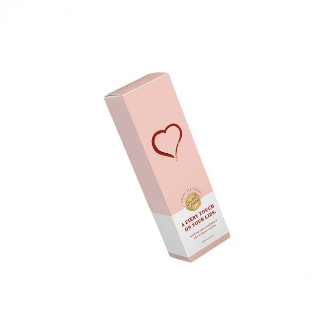 Tamanho personalizado Aceitação de batom, brilho labial Caixa de papel para embalagens cosméticas ecológicas 8