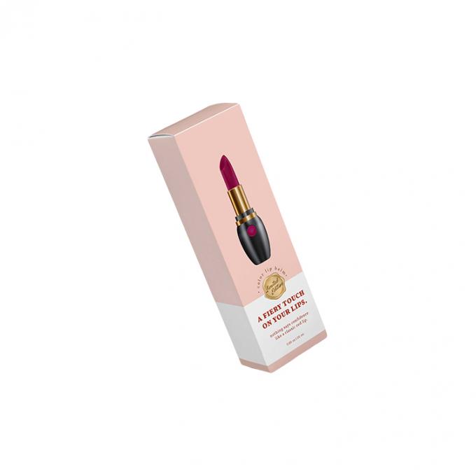 Tamanho personalizado Aceitação de batom, brilho labial Caixa de papel para embalagens cosméticas ecológicas 9
