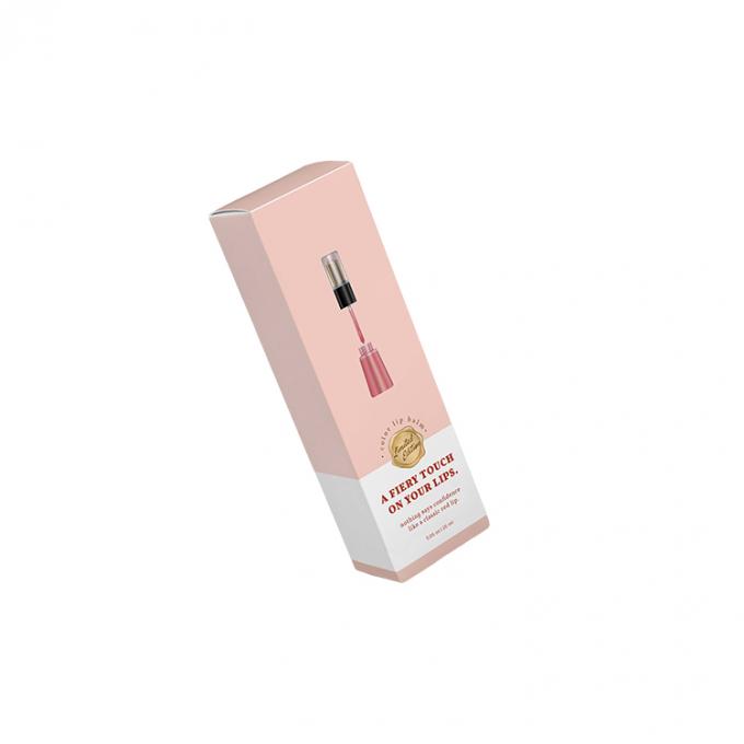 Tamanho personalizado Aceitação de batom, brilho labial Caixa de papel para embalagens cosméticas ecológicas 11