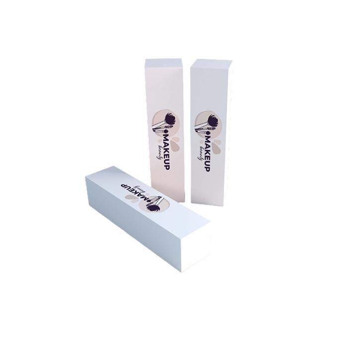 Logotipo personalizado reciclar pasta de maquiagem de luxo cosmético batom brilho labial tubo de embalagem caixa de papel 2