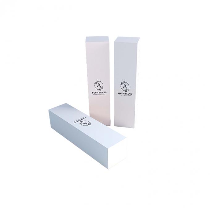 Logotipo personalizado reciclar pasta de maquiagem de luxo cosmético batom brilho labial tubo de embalagem caixa de papel 1