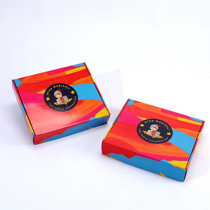 Logotipo personalizado Embalagem de correio em papel Impressão colorida Caixa de correio de envio corrugado 11