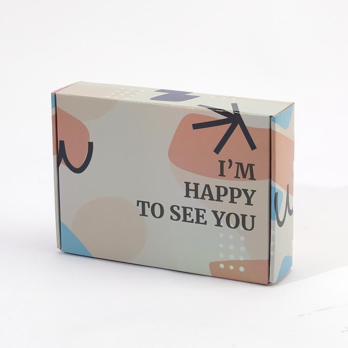 Caixa de papel ondulado grande reciclável para transporte de roupa Velas de jóias Impresso sob medida 7