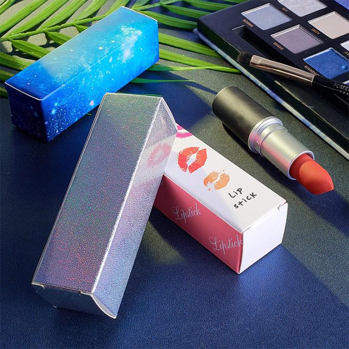Logotipo Logotipo personalizado Caixas de batom Diy Reutilizáveis Gloss de Lábios Caixa de armazenamento de tubos de papel cosmético 5