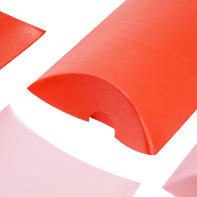 Caixa de embalagem em forma de almofada de papel revestida com logotipo personalizado para e material reciclado 7