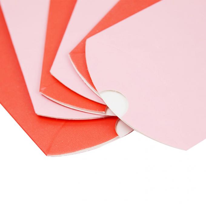 Caixa de embalagem em forma de almofada de papel revestida com logotipo personalizado para e material reciclado 6