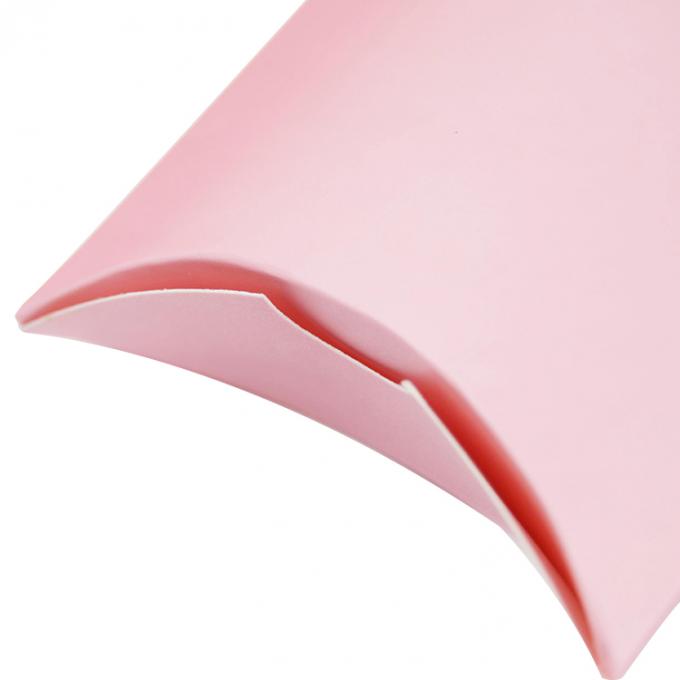 Caixa de embalagem em forma de almofada de papel revestida com logotipo personalizado para e material reciclado 8