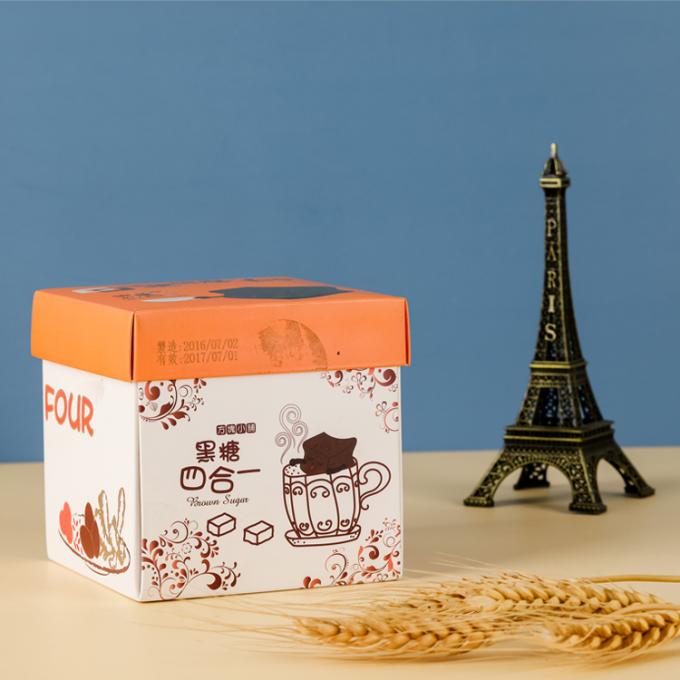 Embalagem de cartão reciclável Caixa de presente com tampa Design personalizado e a granel 0