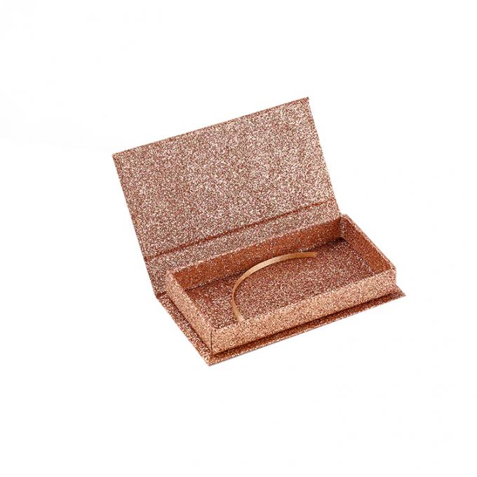 Reciclável Elegante Moda Logotipo personalizado Impresso Caixa de embalagem de cílios de papel magnético 7