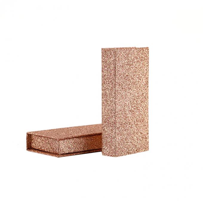 Caixa de venda a retalho Custom Logotipo impresso Elegante Moda Cartão de presente Glitter Vazio Falso Cotovelo Caixa de embalagem 3
