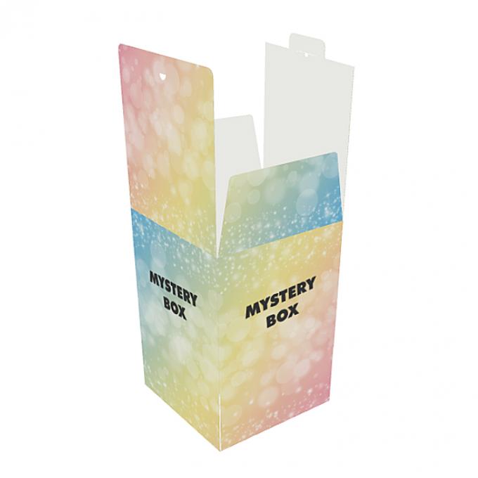 Logotipo personalizado Papel revestido em cores Impressão de surpresa Embalagem de presente Caixa misteriosa dobrável 6