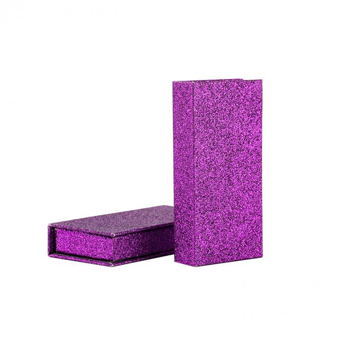 Logotipo personalizado Pink Glitter Falsa Cotovelada Caixa de Estande de varejo com estrutura de papelão 6