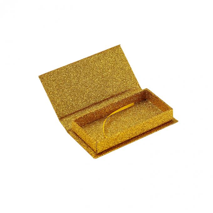 Cartão corrugado de rótulo privado Logotipo personalizado Impresso não tóxico Luxury Bling cílios vazios Caixa de embalagem 2