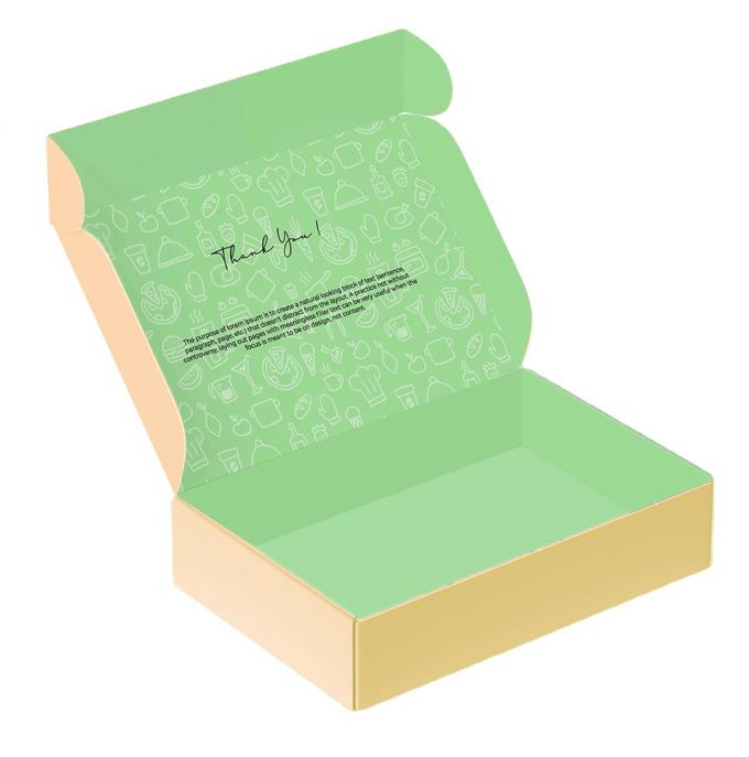 Encomenda personalizada Envio verde embalagem de presente ondulada Caixas de correio para pequenas empresas 7