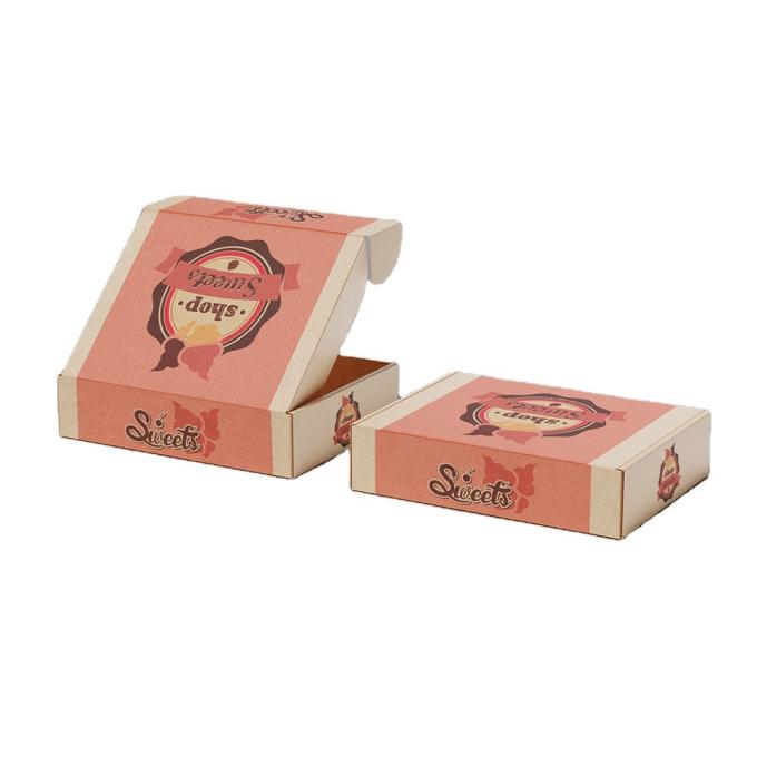 Caixa de embalagem de alimentos Caixa de papel quadrada com design personalizado e materiais ecológicos 10