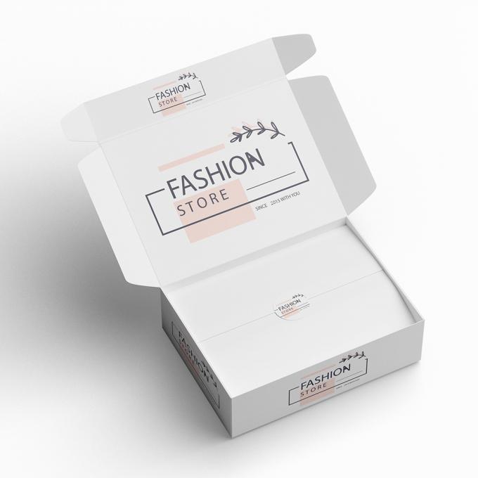 Caixa de correio de envio corrugada de logotipo personalizado para entrega de embalagens de loja ecológicas 10