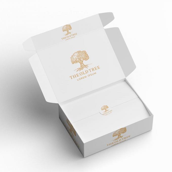 Caixa de correio de envio corrugada de logotipo personalizado para entrega de embalagens de loja ecológicas 9