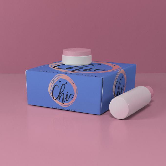 Caixas de embalagem de maquiagem cosmética ecológica Caixas de envio postal de cartão ondulado 10