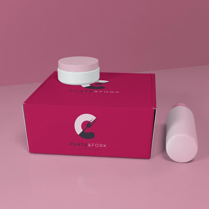 Caixas de embalagem de maquiagem cosmética ecológica Caixas de envio postal de cartão ondulado 11