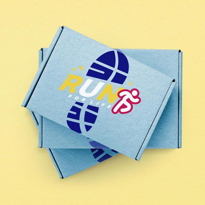 Logotipo personalizado Impresso Folhável Azul Papel de Cartão Espesso Caixas de Envio para Roupas Sapatos 8