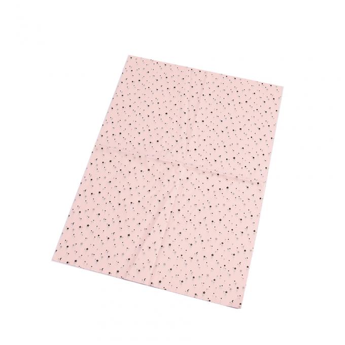 Impressão digital Logotipo impresso sob encomenda Papel de tecido de presente rosa para embalagem de roupas 6